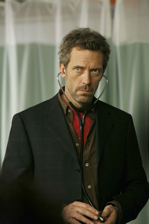 hugh laurie young. House (Hugh Laurie) treats the
